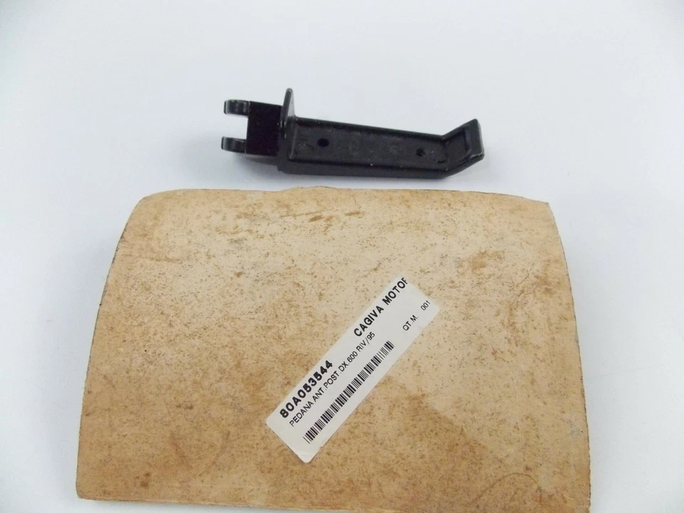 NUEVO OEM CAGIVA RIVER 1995-600 1999-500 CUADRO REPOSAPIÉS DELANTERO DERECHO CLAVIJA 80A053544 Foto 2 de 3