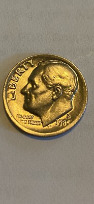 1985年 アメリカ ダイム コイン Rare Misstruck 1985 US Dime | eBay