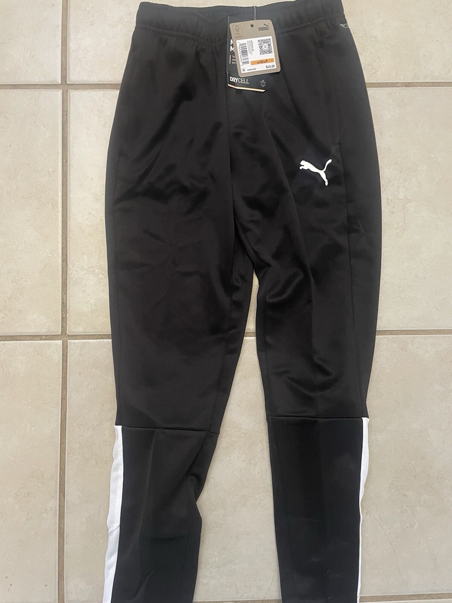 Puma Team LIGA Soccer Training Pant Unisex Youth Small Black