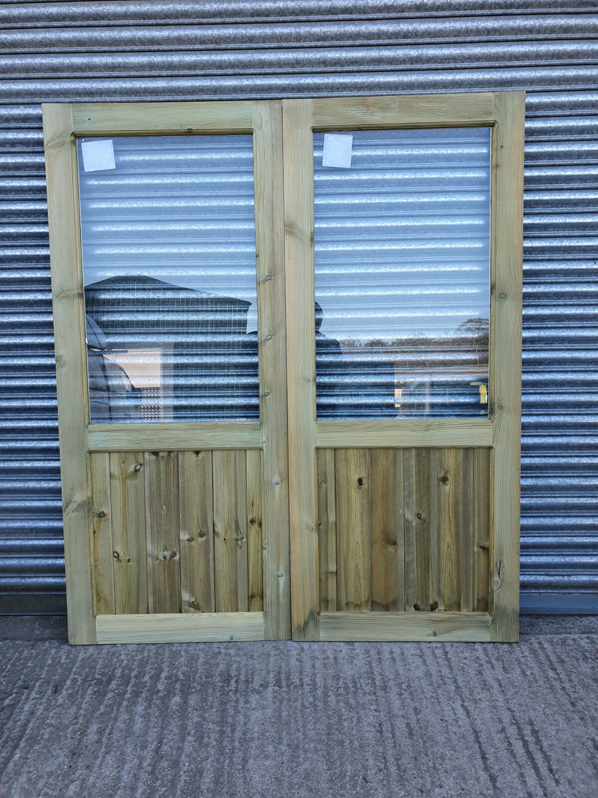 Summerhouse Doors (H178, W76) for summerhouse,patio, garage doors