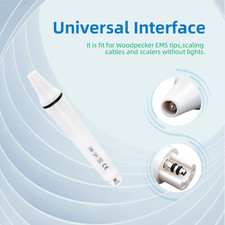 Dental Lab Ultrasonic Piezo Scaler Handpiece For EMS/WOODPECKER Tips Detachable