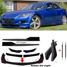 Front Bumper Lip Splitters Side Skirts Rear Diffuser Lip For Mazda Rx-8 Rx8