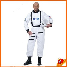 Costume Carnevale Halloween Uomo Tuta Astronauta Tg 52-58
