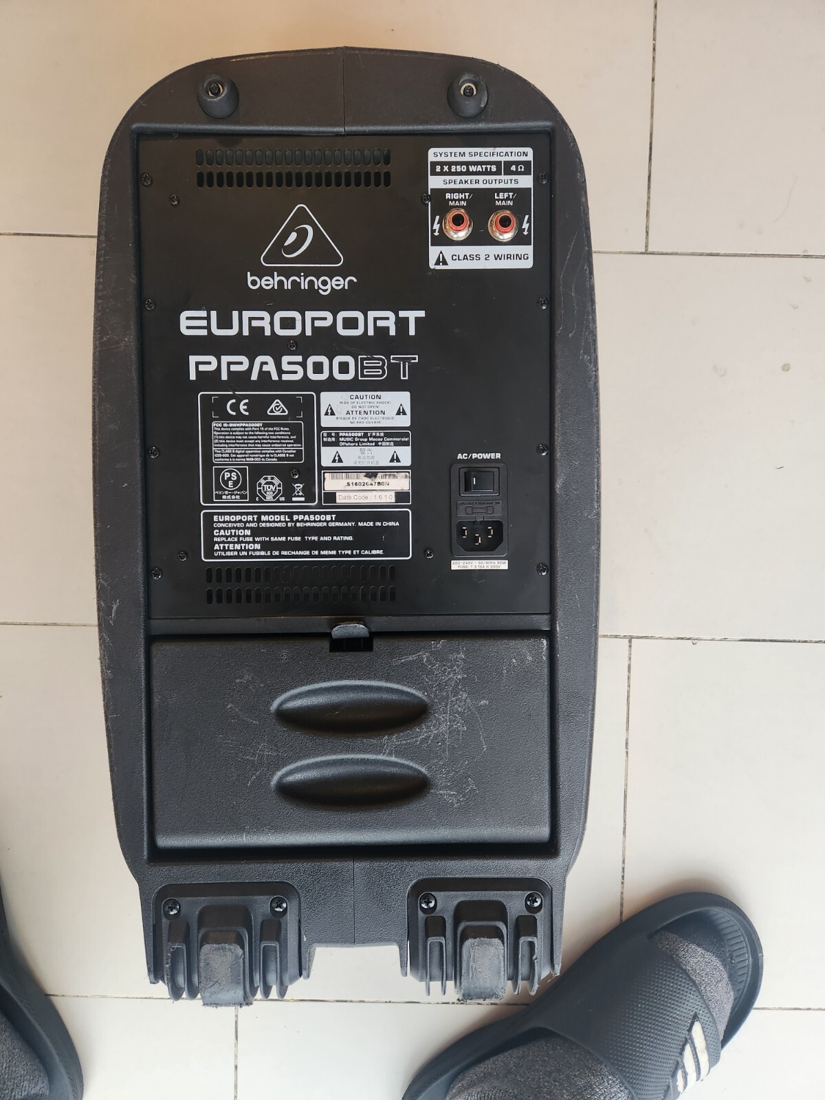 Behringer Europort PPA500BT 6 Channel Portable PA System eBay