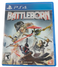 Sony PS4 Battleborn Blue Game Case with manual Only - NO DISK NO GAME