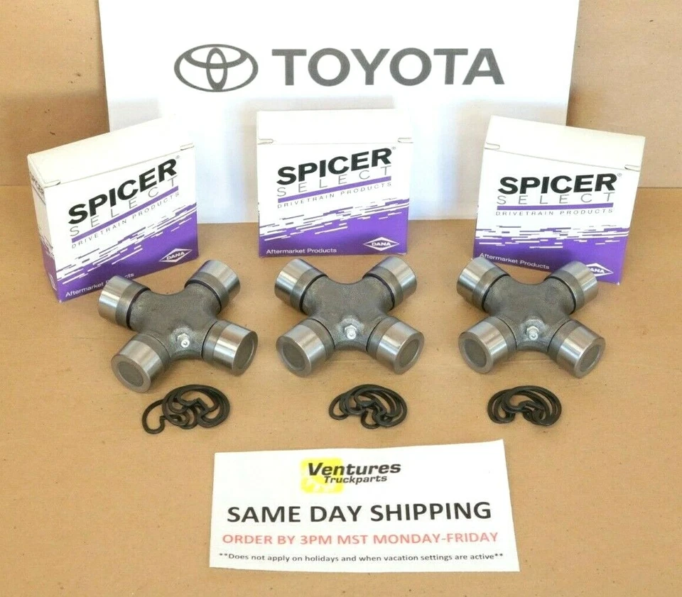 Toyota Tundra 2007-2021 Kit de cojinete de suspensión de junta en U trasero de 2 piezas Spicer Foto 3 de 4