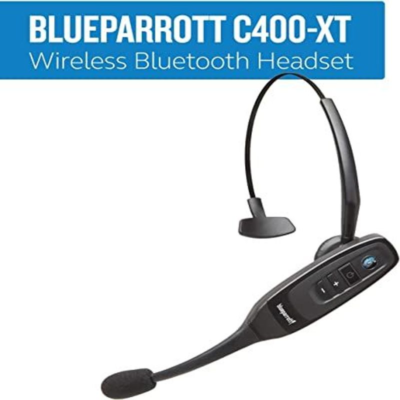 BlueParrott C400-XT Voice-Controlled Bluetooth Headset – Over The