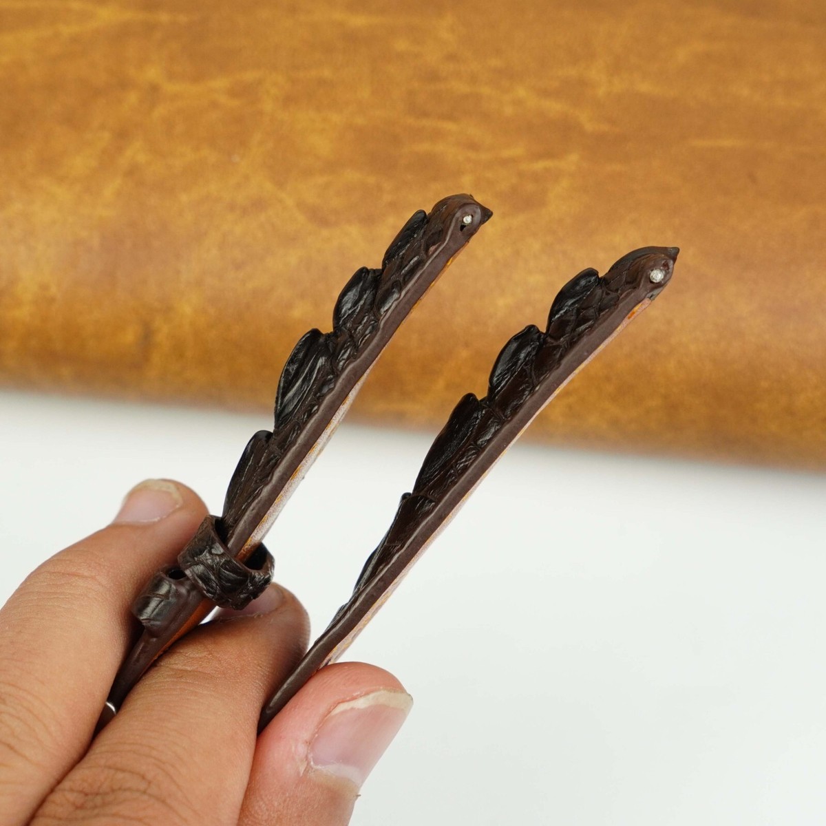 Brown Crocodile Hornback Leather Watch Band Real Watch Strap Men