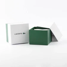 LACOSTE WATCH DISPLAY GIFT PRESENTATION BOX WITH MANUAL