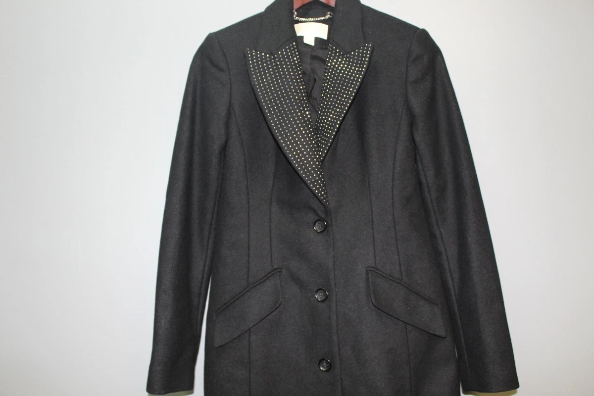 Michael kors studded wool peacoat on sale