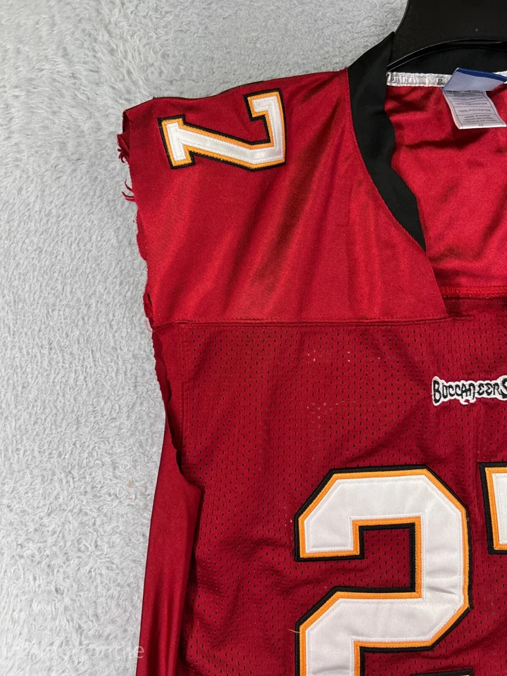 Camiseta de fútbol americano Tampa Bay Buccaneers para hombre grande blanca Reebok #19 Keyshawn Johnson Foto 3 de 4