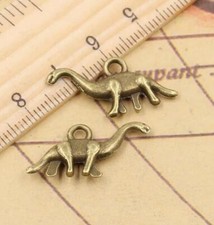 20pcs 27x12mm Alloy Charms Dinosaur Brontosaurus Pendant EF3750