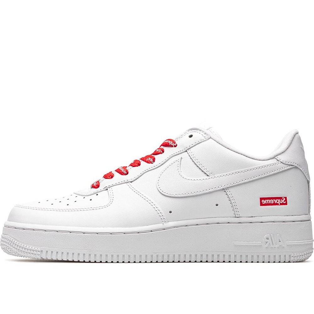 Полуботинки Nike x Supreme Air Force 1 (CU9225-100) Логотип на коробке