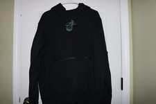 Miami Heat NIKE NBA City Edition Zip Pocket Hoodie Sweatshirt Men's Size M