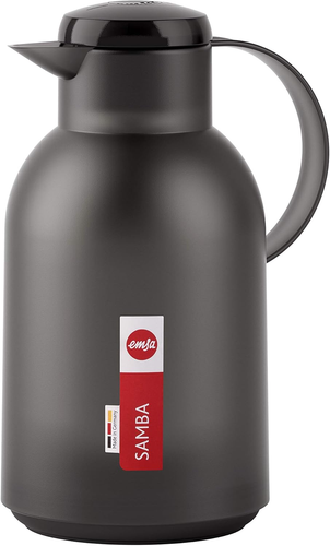Emsa N40119 Samba Isolierkanne |1,5 Liter | Quick Press Verschluss | 12H Heiß Un - Bild 11 von 12
