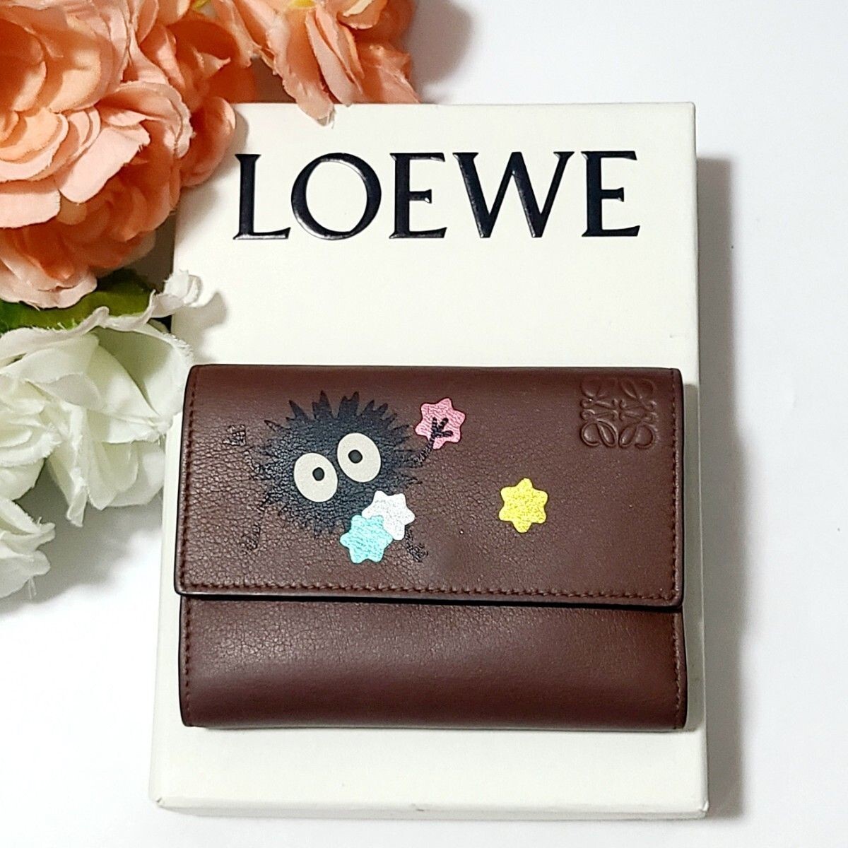 LOEWE Spirited Away Totoro Studio Ghibli Dust Bunnies Zip Wallet
