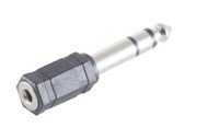 Audio Adapter 6,3Mm Stereo Klinkenstecker Auf 3,5Mm Stereo Klinkenkupplung