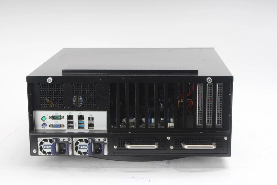Advantech 4U Server W/ASMB-923I Madre 2x Intel E5-2643@3.40GHz / 32GB RAM - Immagine 4 di 4