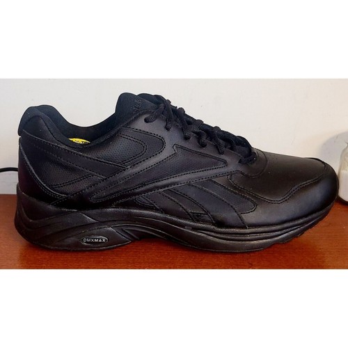 Reebok Men's Shoes Sz.12 DMX Ride Max Black Leather Athletic Sneakers