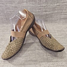 NATURALIZER Women's 8.5 Mary Jane Matalic Weave Comfort Shoe Slip On