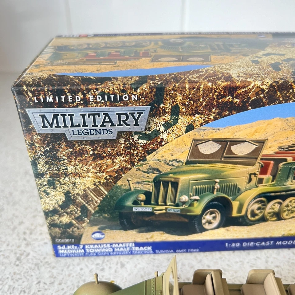 Corgi CC60013 Sd.Kfz.7 Krauss Maffei Medium tow truck 1:50 scale WW2 German - Image 3 of 4