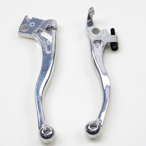 Chrome Brake Clutch Levers For Kawasaki KLX 250 650 199395 KDX 220