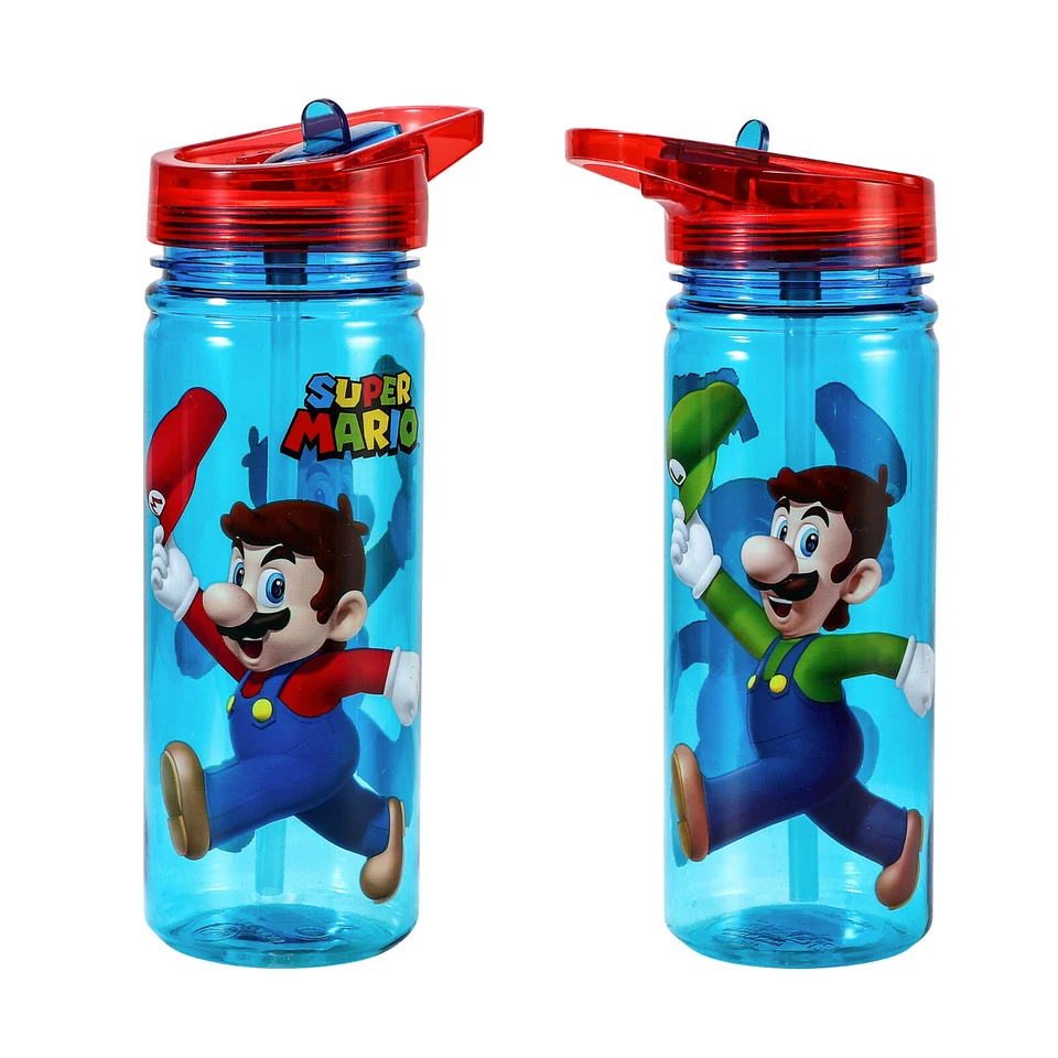 Super Mario Kids Childrens 580ml Ecozen Reusable Water Bottle, BPA Free - Image 3 of 4