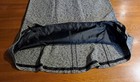 Vintage sz 12 Josephine Chaus Black & White Lined Silk & Viscose side zip Skirt  — photo 9