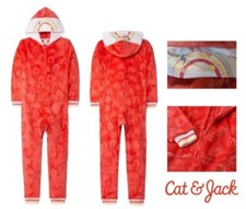 Cat  Jack Hooded Pajama PJ Blanket Sleeper Jumpsuit Union One Piece Medium 7 8
