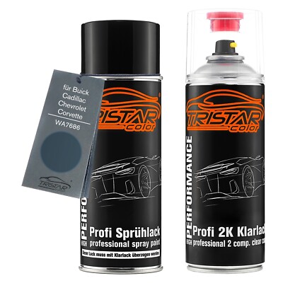Autolack 2K Spraydosen für Buick Cadillac WA7686 Med. Dark Royal Blue Metallic