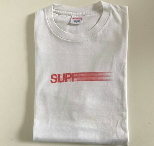 supreme motion tee white
