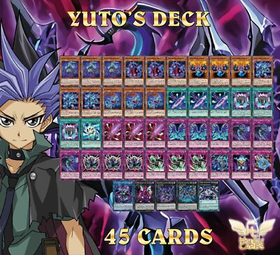 YuGiOh Arc-V! Complete Yuto Deck! Phantom Knights + Dark Rebellion XYZ D + Bonus