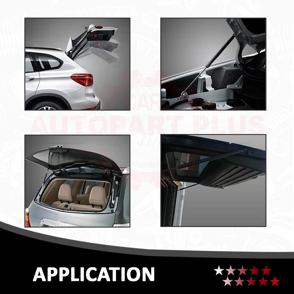 Soportes de elevación de resortes de capó 2 piezas puntales para Volvo S60 2001-2005 / S80 1999-2006 Foto 4 de 4