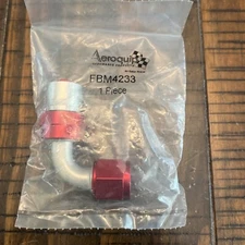 Aeroquip 4233 -08AN Hose - 45 deg. Elbow - Swivel Lightweight Crimp Fitting New