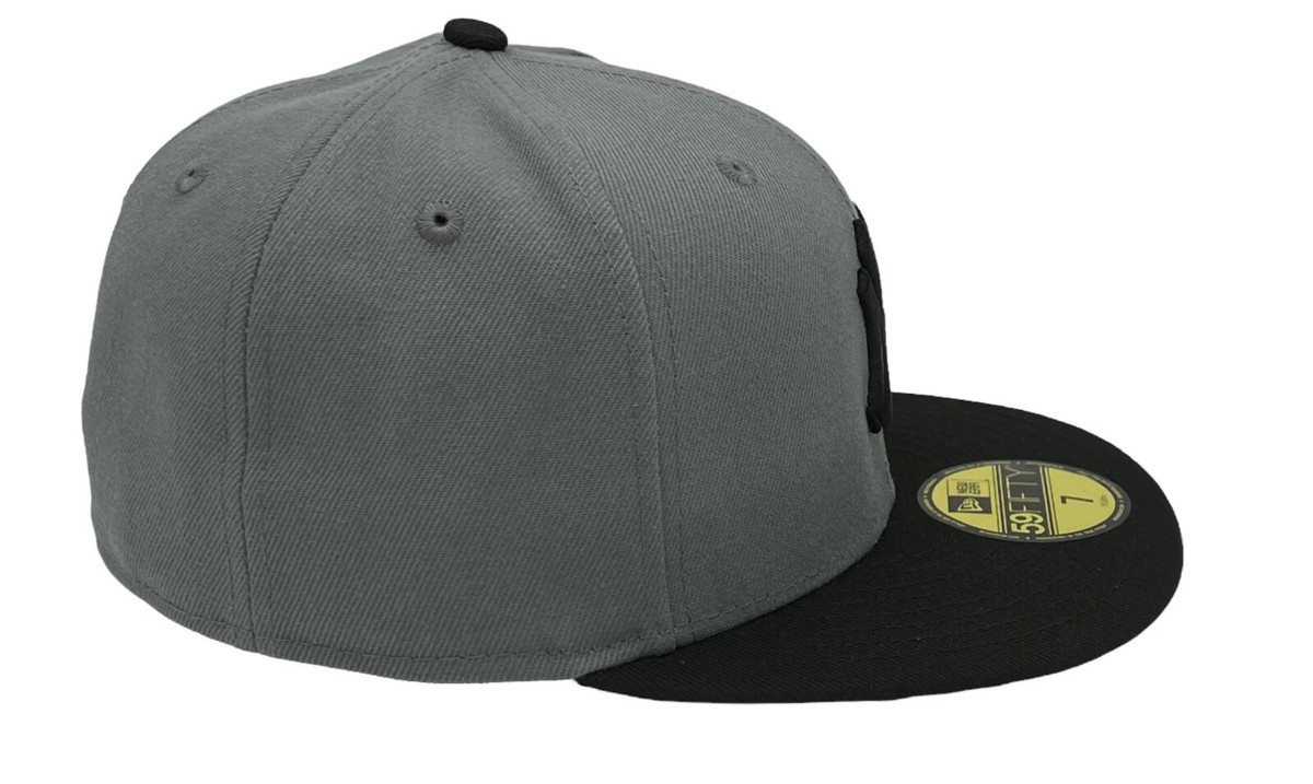New York Yankees New Era Basic 59FIFTY Fitted Hat - Gray | eBay