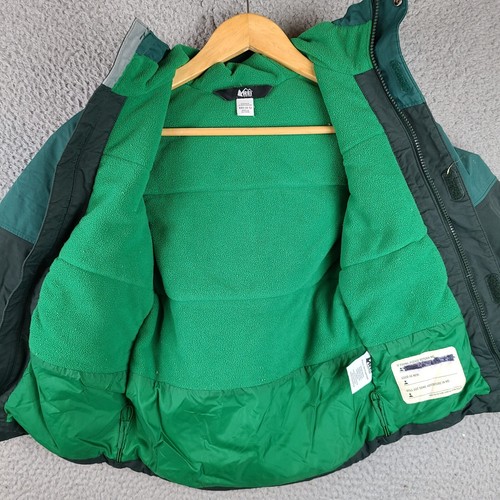 REI CO-OP Peak 2L Fleece Lined Insulated Nylon Full Zip Hood Jacket Youth XXS - Picture 4 of 8