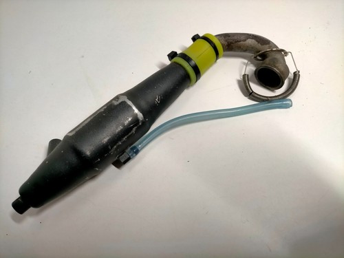 HOBAO PIRATE MT TUNED PIPE / Muffler exhaust alloy RACE 1/8 Truck 4WD - Picture 2 of 4