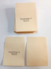 VTG 50 Lot Library Checkout Card Holders Sugarcreek Interior, Sugarcreek, Ohio