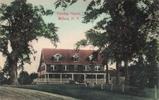 Postcard Holiday House Milford New Hampshire NH UDB