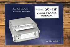 Akai X-IV X-4 X4 Tape Player Owners / User Manual *Original*
