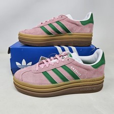 adidas Gazelle Bold True Pink Green W for sale | eBay