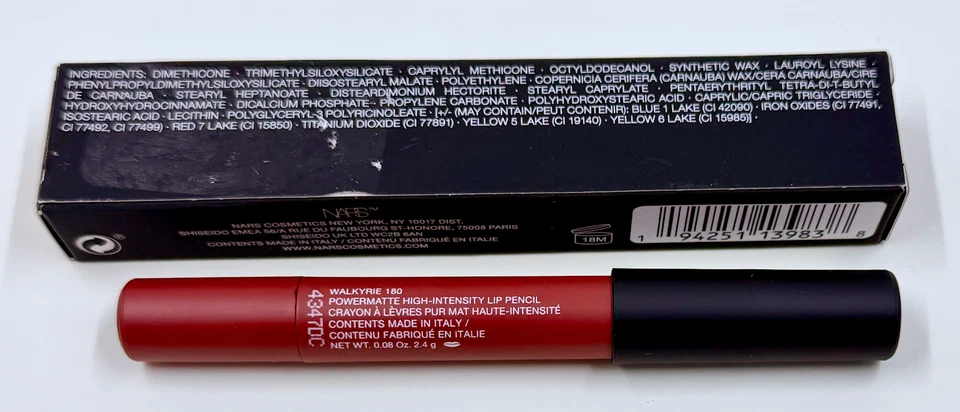 NARS Powermatte High Intensity Lip Pencil in WALKYRIE 180 .08OZ NIB - Image 2 of 4
