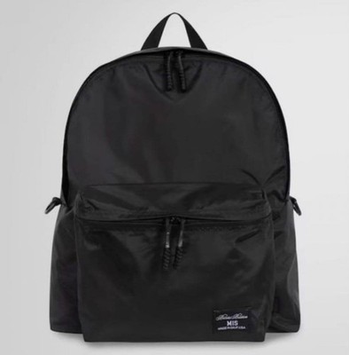 Brooks Brothers MIS Backpack Black Rucksack Made in USA From Japan