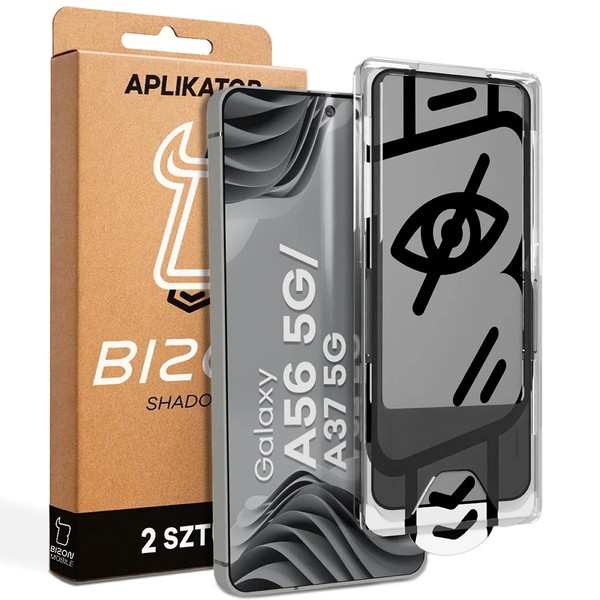 Sichtschutzglas + Applikationsrahme FüR Galaxy A56 5G/A37 5G Bizon Blickschutz-image