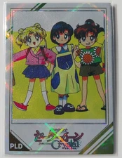 Sailor Moon Card Sailor Scout Group Cute Holo Effect Collector Card