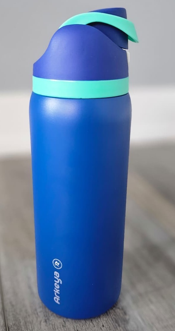 Arkeya 32oz FreeSip Water Bottle Straw Spout BPA Free Hot & Cold (Owala Style)