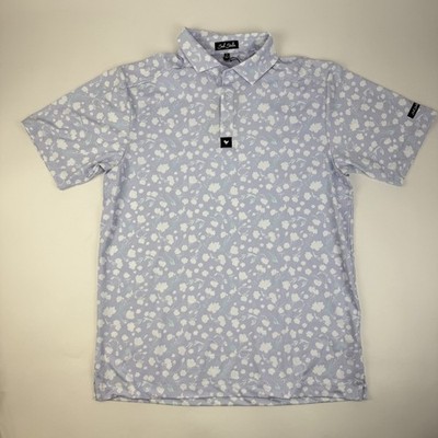 New Mens Bad Birdie Core Baby Lush Purple Golf Short Sleeve Polo Size Medium NWT