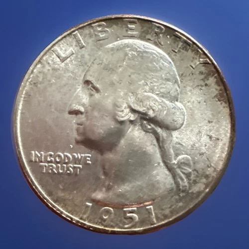 1951-P Washington Quarter * Gem BU++ (album toned) * 946