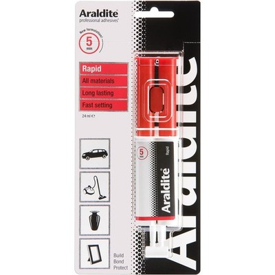Araldite Schnellspritze 24ml starker Epoxidkleber für Metall Holz Keramik Leim