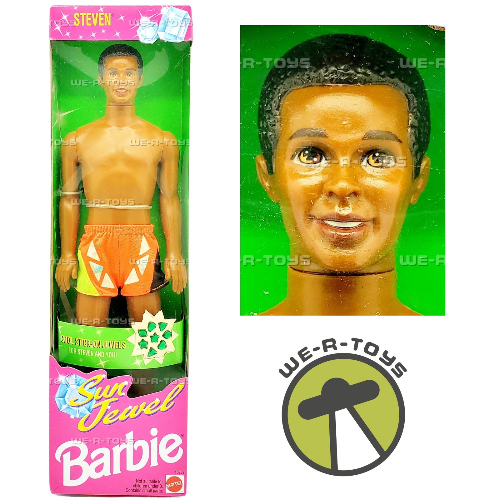 Barbie Sun Jewel Steven Doll 1993 Mattel 10959